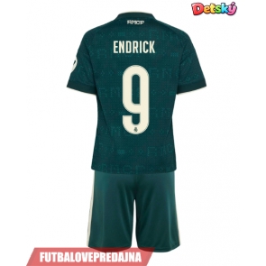 Lacne Dětský Futbalové dres Real Madrid Endrick #9 2026-27 Krátky Rukáv - Preč (+ trenírky)